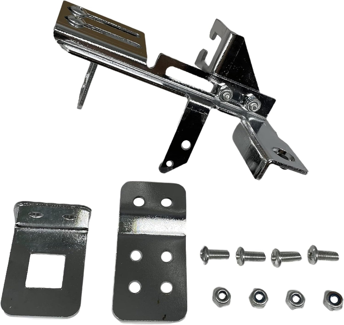 Chrome Steel Adjustable Carburetor Linkage Bracket Kit T543