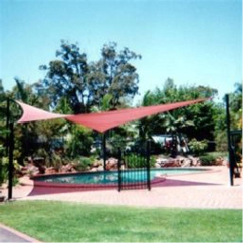 12 x 18 Rectangle Commercial Grade Shade Sail Cappuccino Polytex L5370