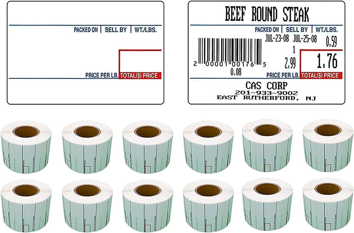Printing Scale Label, 58 x 30 mm, 24 Rolls Per Case I5440