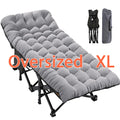 78" Oversized Folding Cot with Mattress and Carry Bag H8870