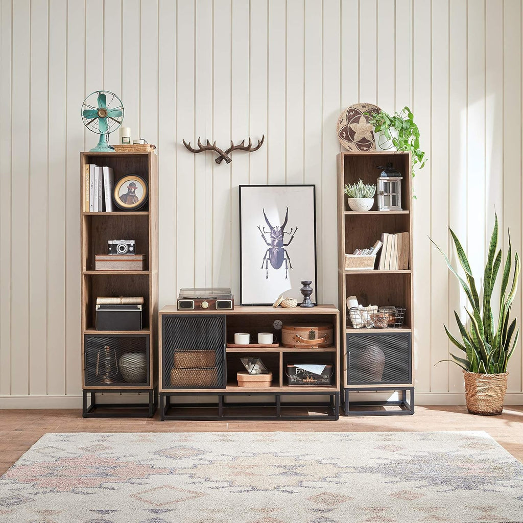 Industrial Bookcase with Drawers P764868