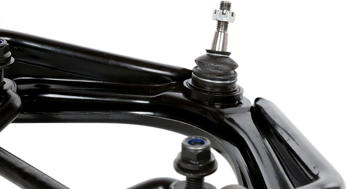 Pair of 2 Front Upper Suspension Control Arm and Ball Joint Assembly with Bushing E1714