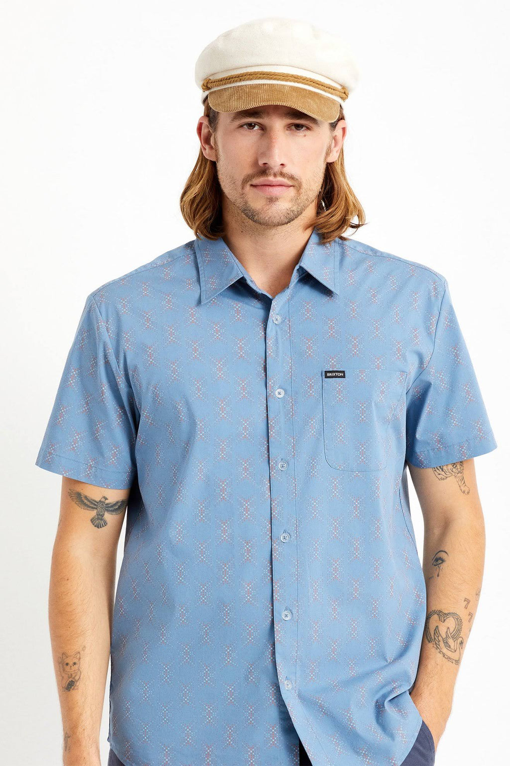 Beige/Tan Fiddler Cap E52019