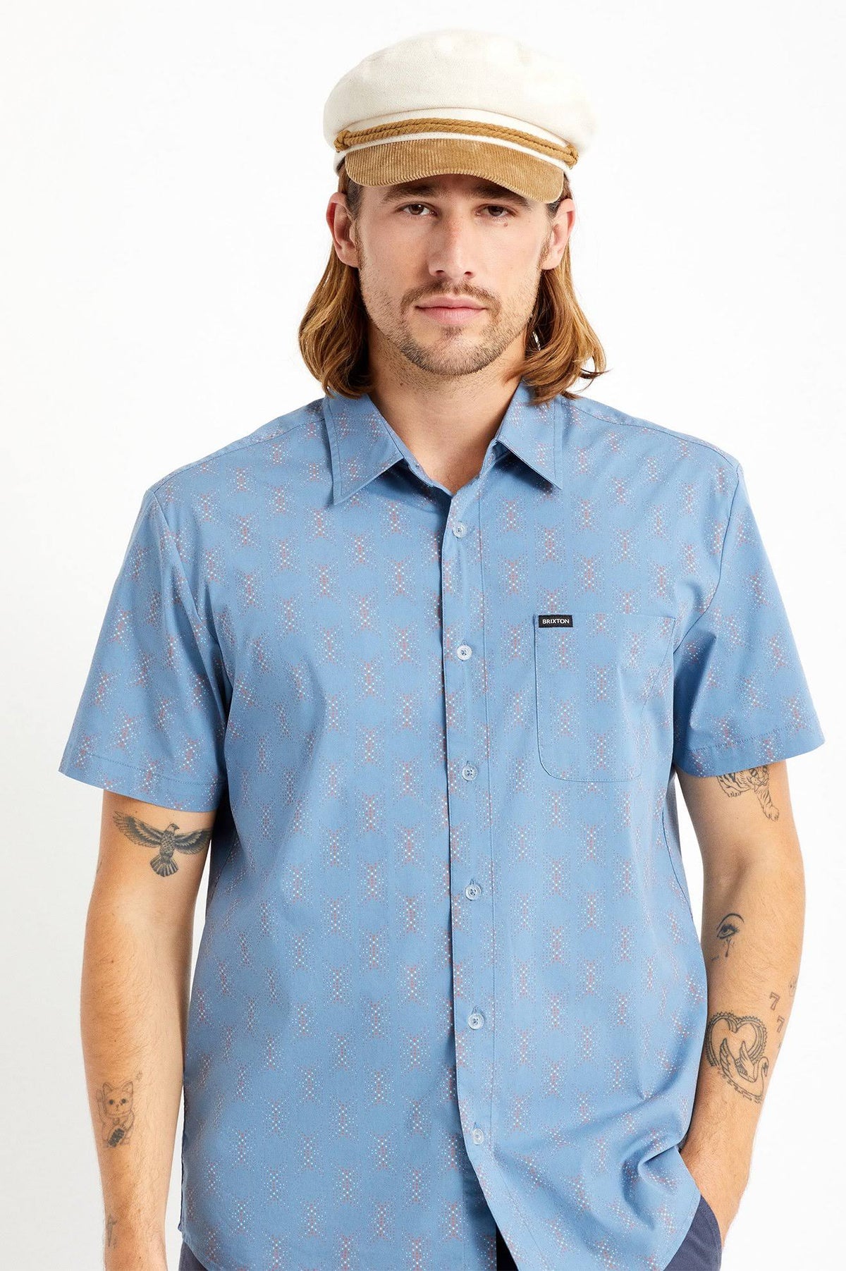Beige/Tan Fiddler Cap E52019