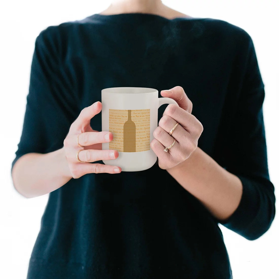 White Ceramic 15oz Mug B402616