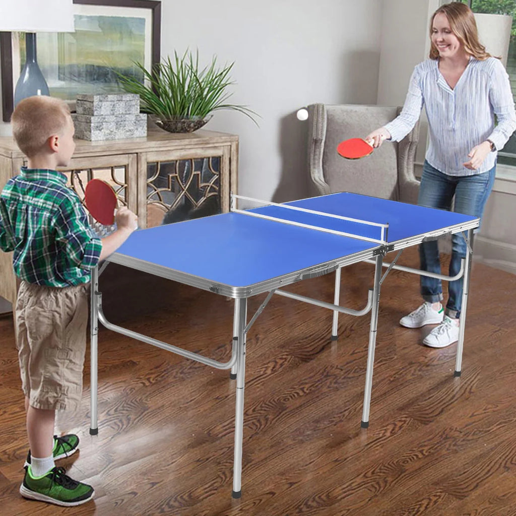 Portable Folding Table Tennis Table with Accessories R208