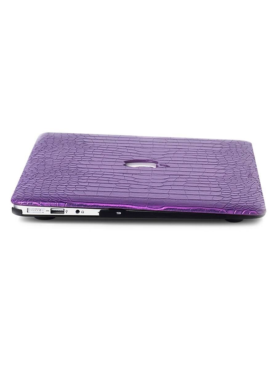 Faux Crocodile MacBook Case - Plum N37900