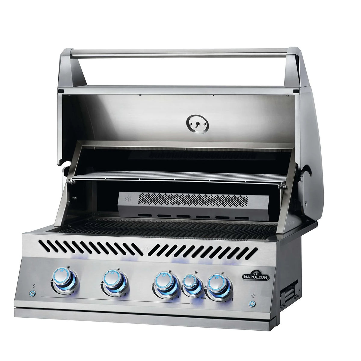 32-Inch Propane Gas Grill with Infrared Rear Burner and Rotisserie Kit Y967