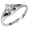 Solitaire Ring Platinum Diamond T458456