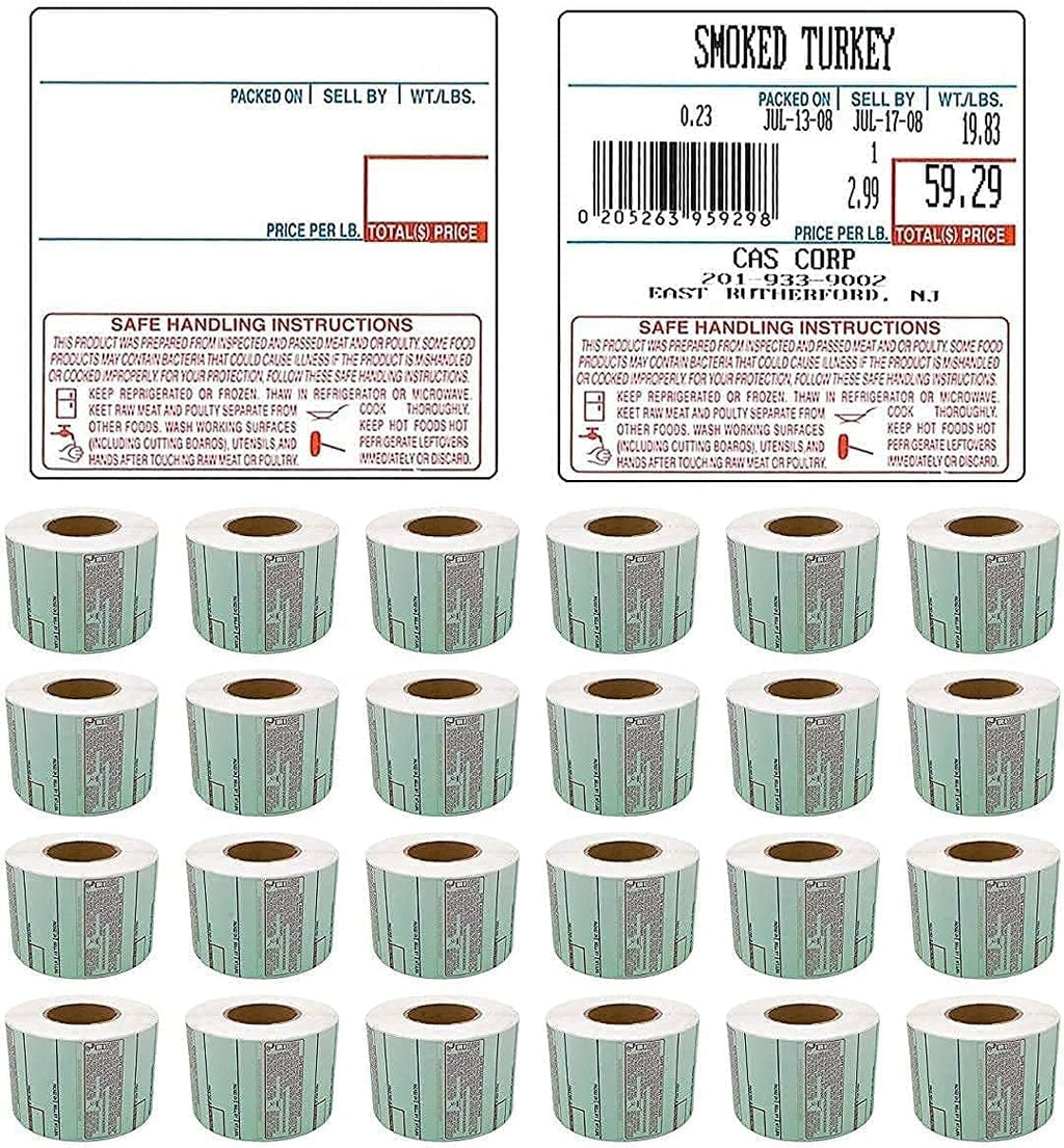 Printing Scale Label, 58 x 30 mm, 24 Rolls Per Case I5440