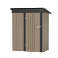 Metal Outdoor Storage Shed 5FT x 3FT Brown N11577