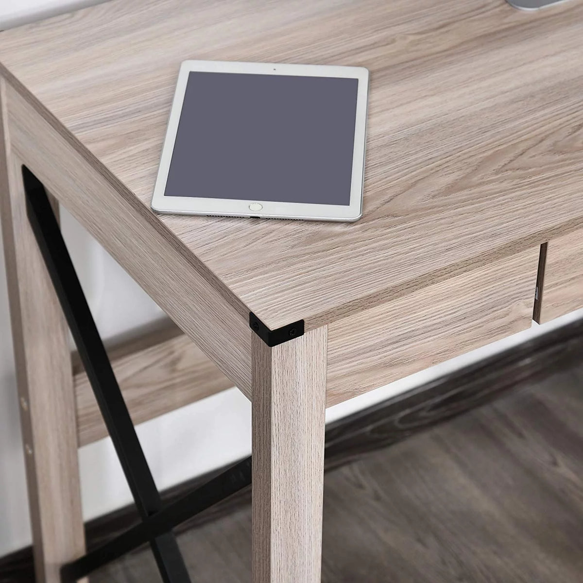 44 inch Rustic Writing Desk with Storage Drawer K401986