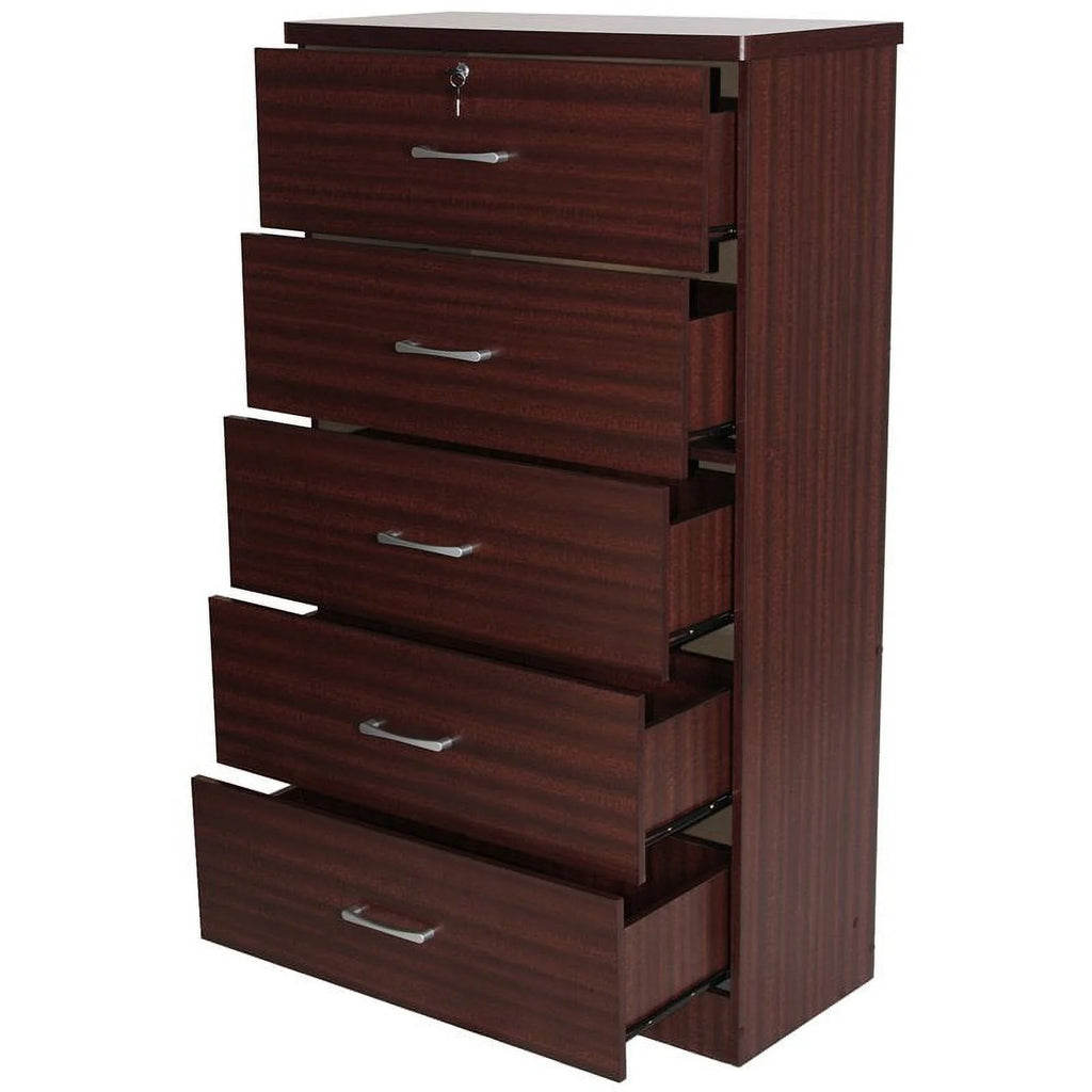 Twin Captains Bed & 5-Drawer Chest I733883