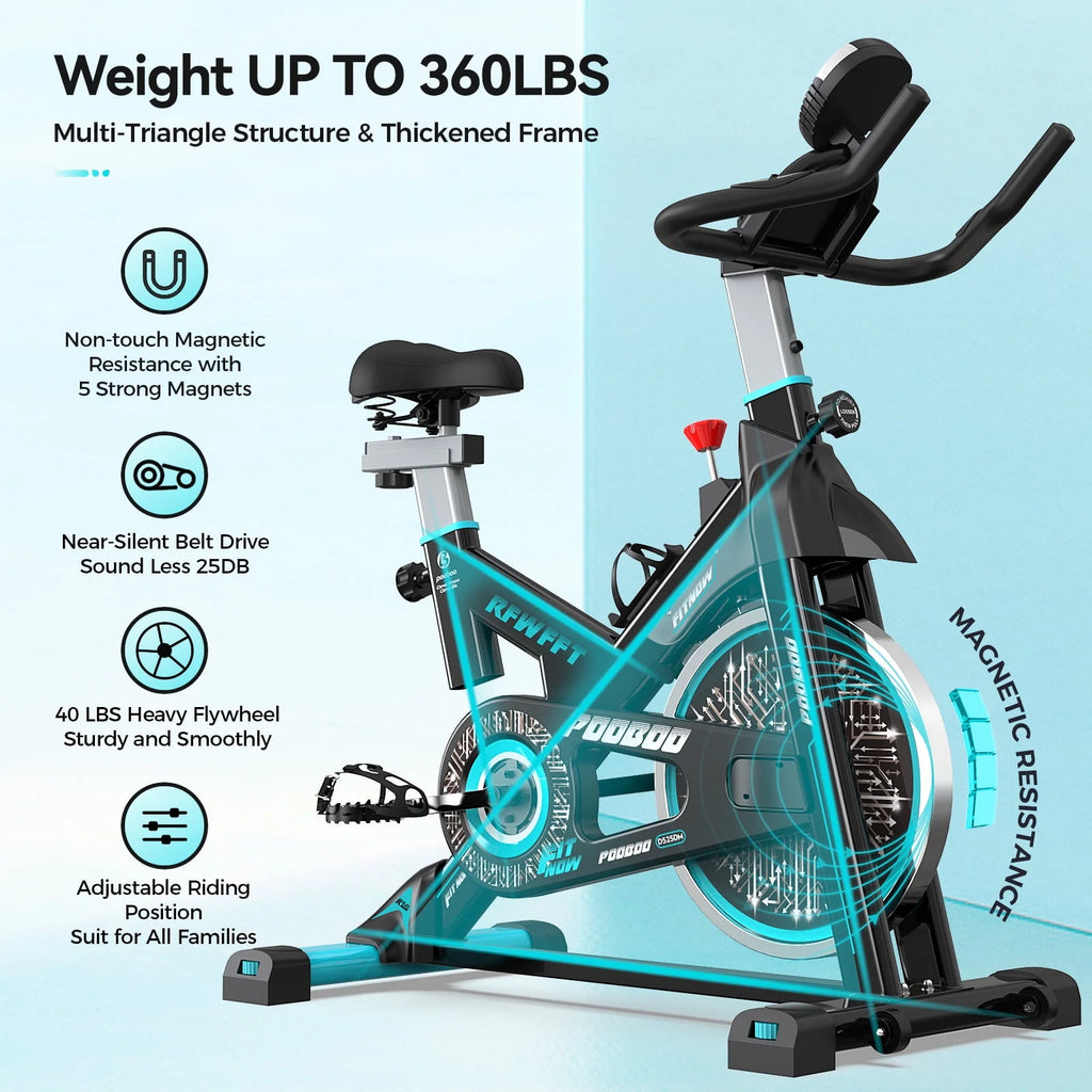 Adjustable Magnetic Resistance Indoor Exercise Bike L692