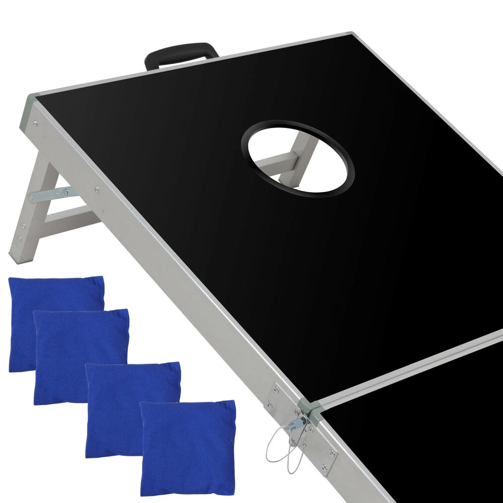 4FT x 2FT Wood Cornhole Bean Bag Toss Game Set with Carry Case G65470