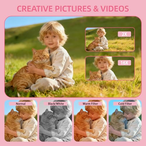 64MP 4K Digital Camera with 2.8" IPS Screen and 16X Zoom U6469