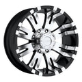 Gloss Black with Machined Face H2658