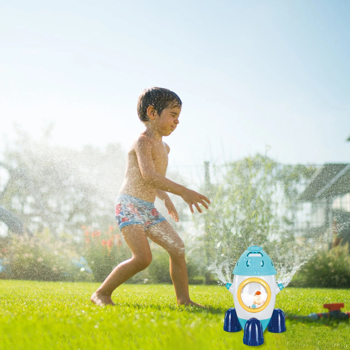 Water Sprinkler Rocket Spray Sprinkler Water Toy H6150