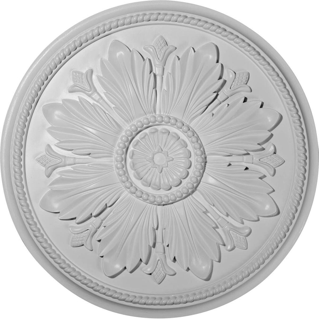 23 5/8 inch x 1 1/2 inch Hand-Painted Ceiling Medallion D8093