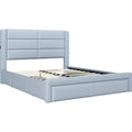 Upholstered Queen Bed with 3 Storage Drawers and USB Ports T52474