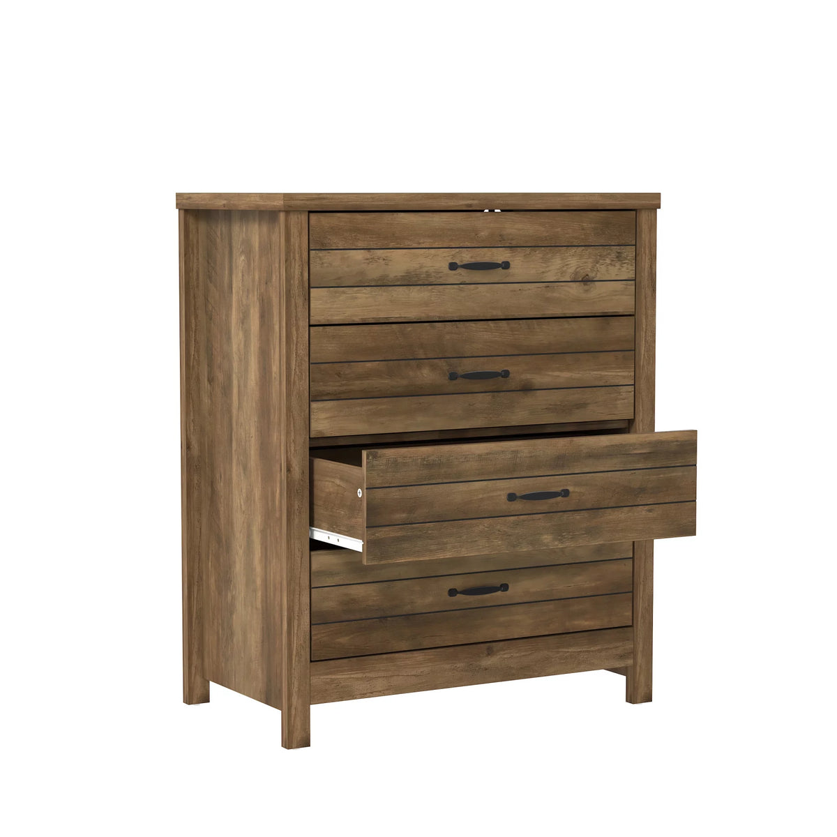 Gray & Oak 4-Drawer Dresser Z46275