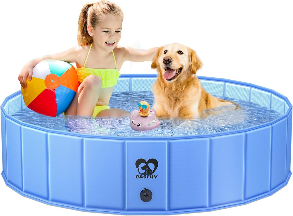 Foldable Dog Swimming Pool 48''x12'' Pack of 2 M613