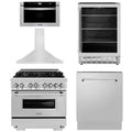36 Dual Fuel Range, Range Hood, Microwave Drawer, Dishwasher and Beverage Fridge I5612