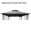 Gray Patio Gazebo Replacement Canopy Top X847