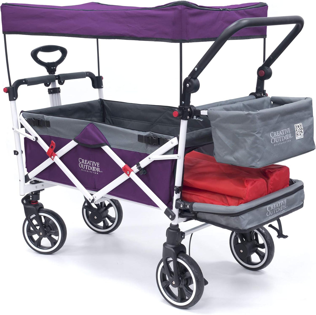 Purple Collapsible Folding Wagon Cart C28730