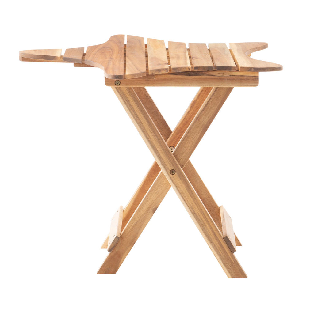 Star-Shaped Outdoor Folding Table W9977