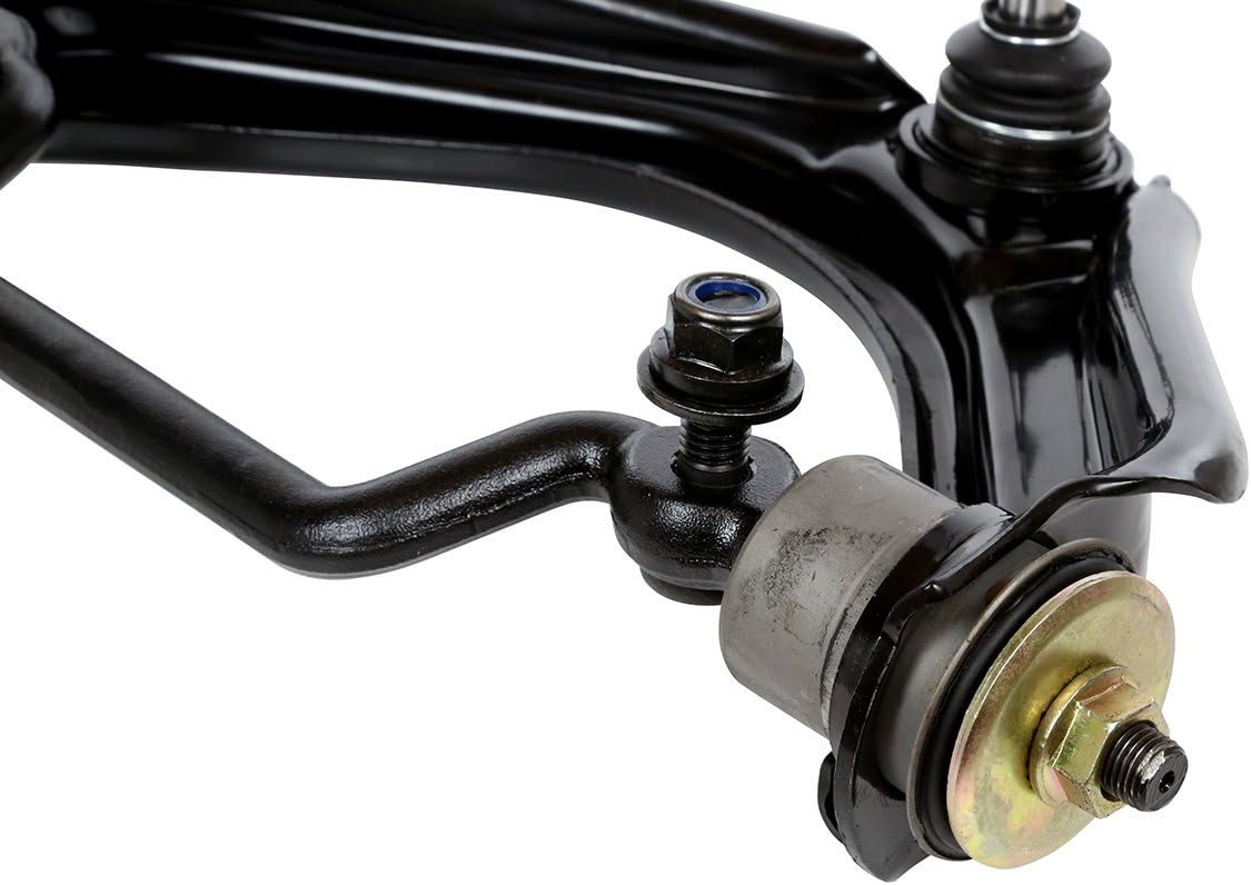 Pair of 2 Front Upper Suspension Control Arm and Ball Joint Assembly with Bushing E1714