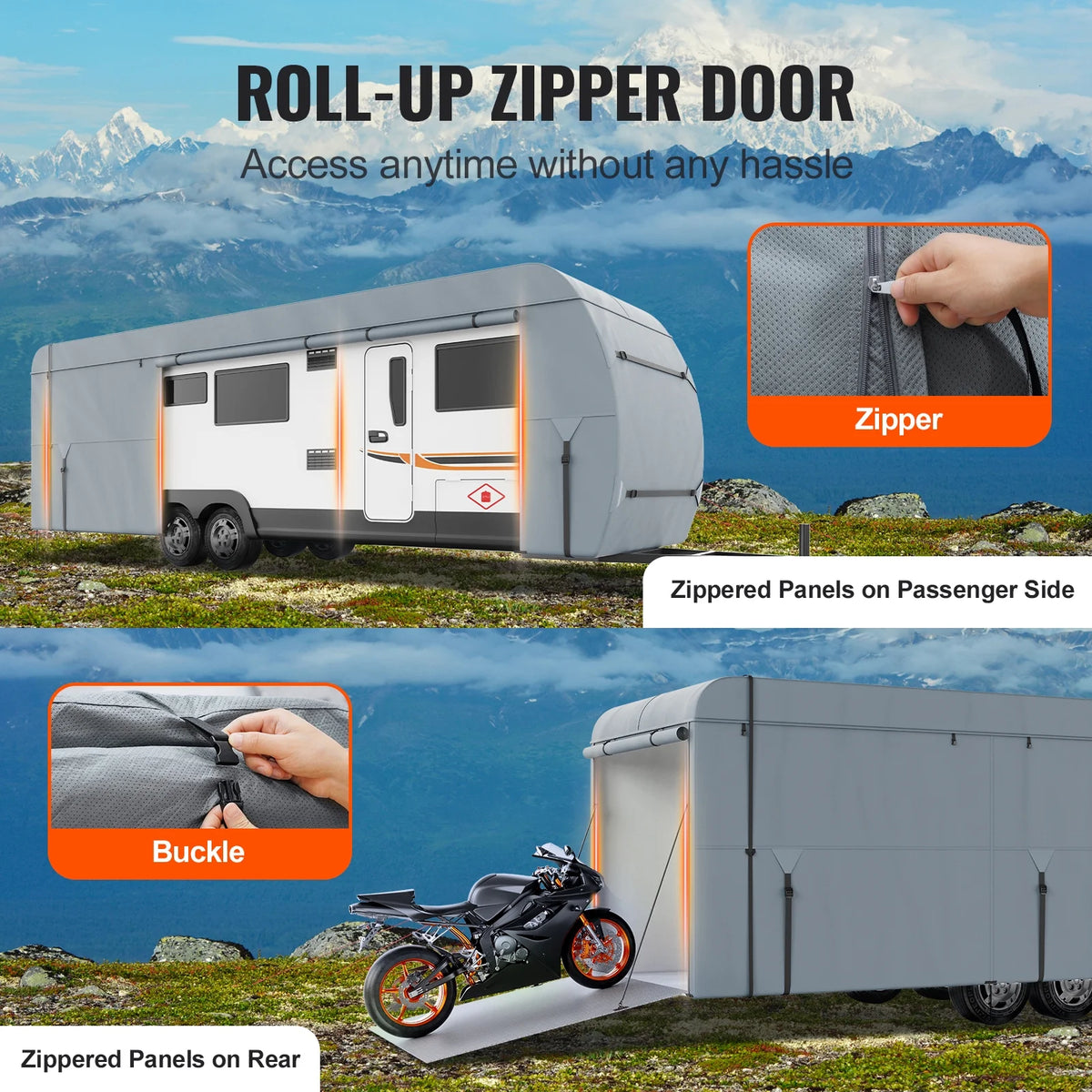 24'-26' Class A Motorhome RV Cover I6321