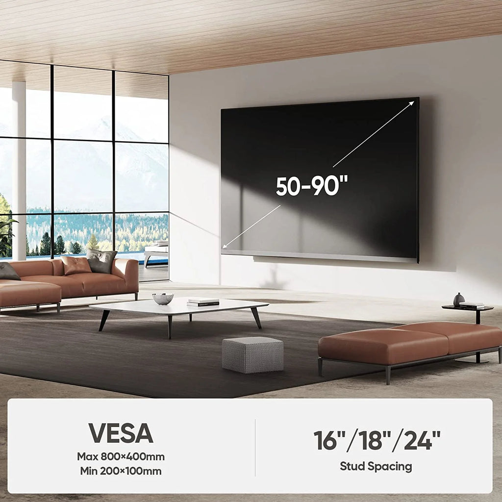 Full Motion TV Wall Mount Brackets for 50-90 inches Flat Curved TV K3677