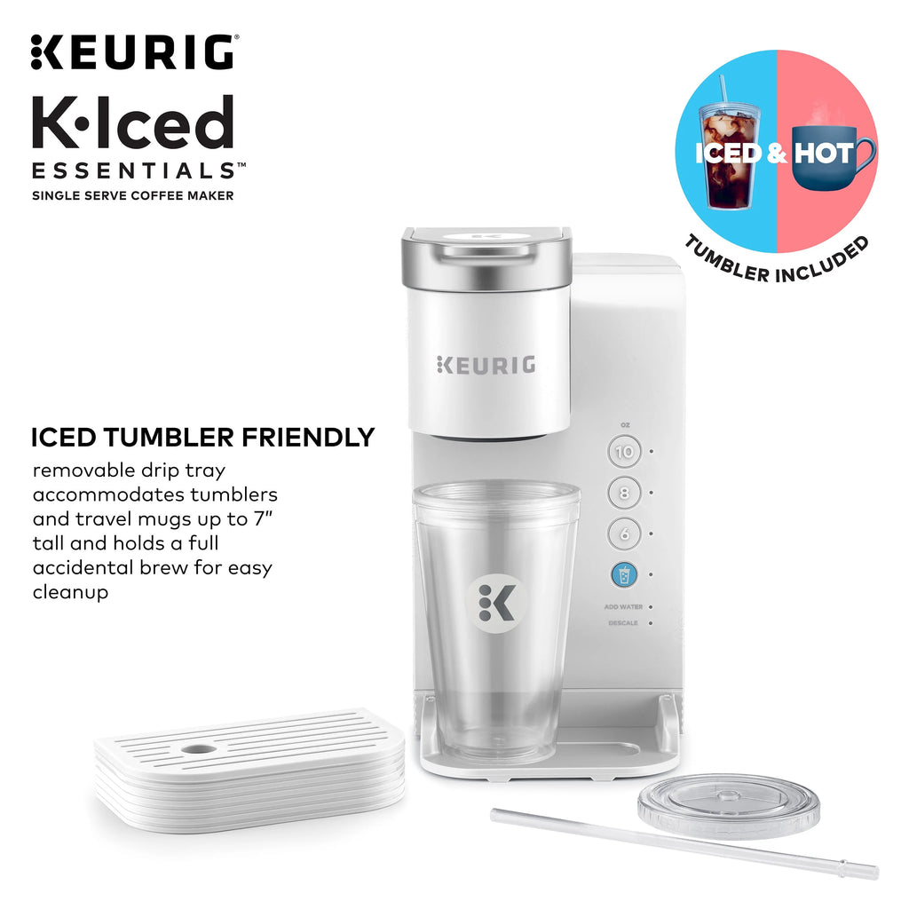White Iced and Hot Single-Serve Coffee Maker H9000