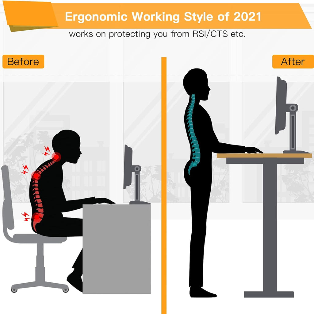 Electric Stand up Desk Frame Height Adjustable Sit Stand Desk Frame Z5144