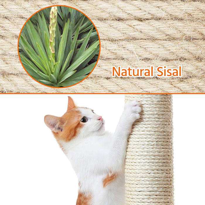 Plush Cat Tree Condo with Basket Z8329