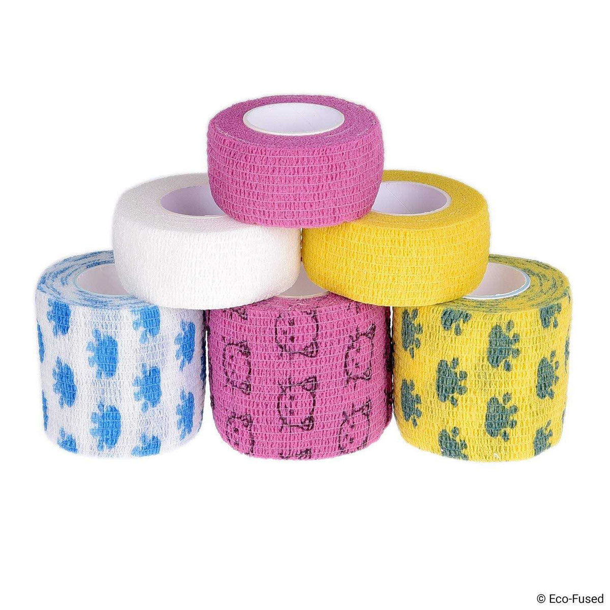 Self Adhering Bandage Wrap Tape Pack of 6 Y38968