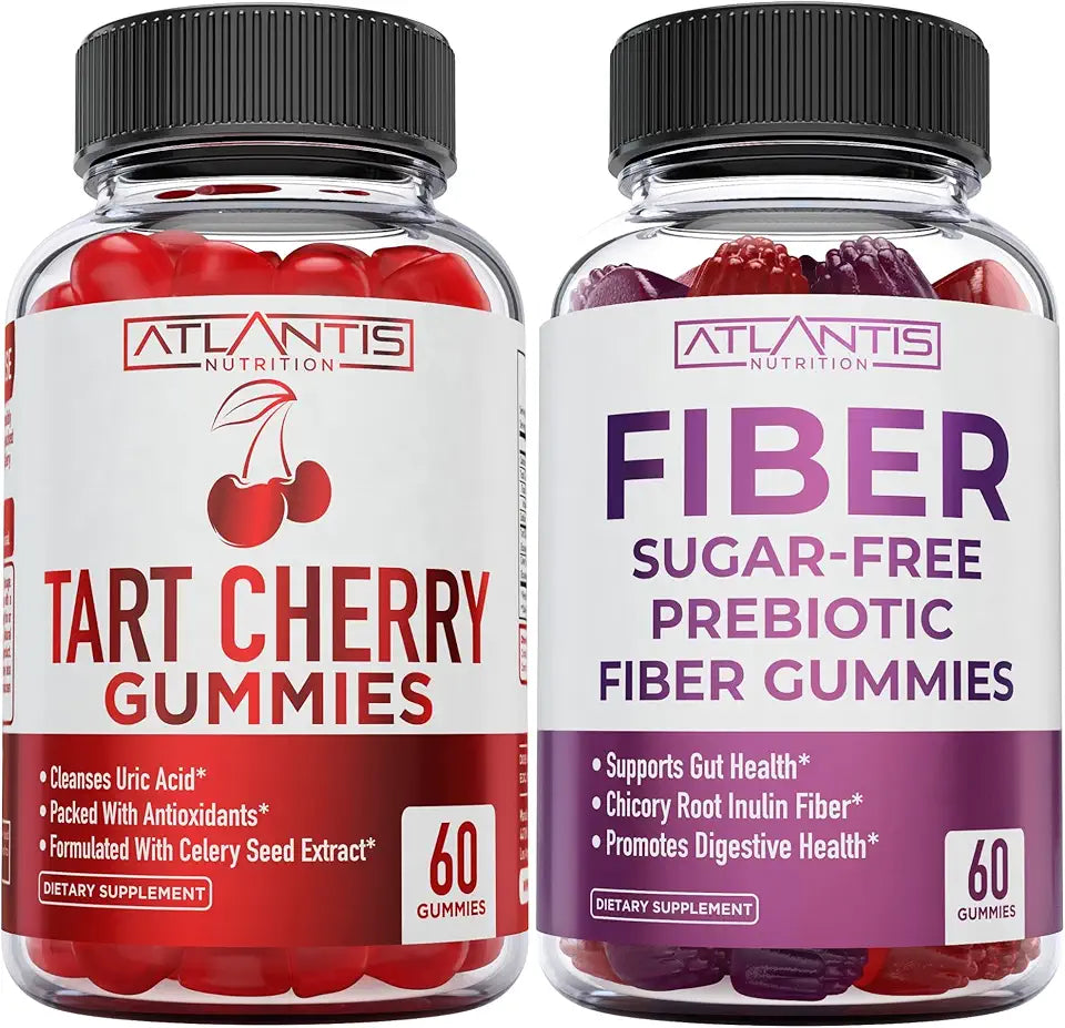 Tart Cherry Sugar Free Prebiotic Fiber Gummies 120 Gummies Y288