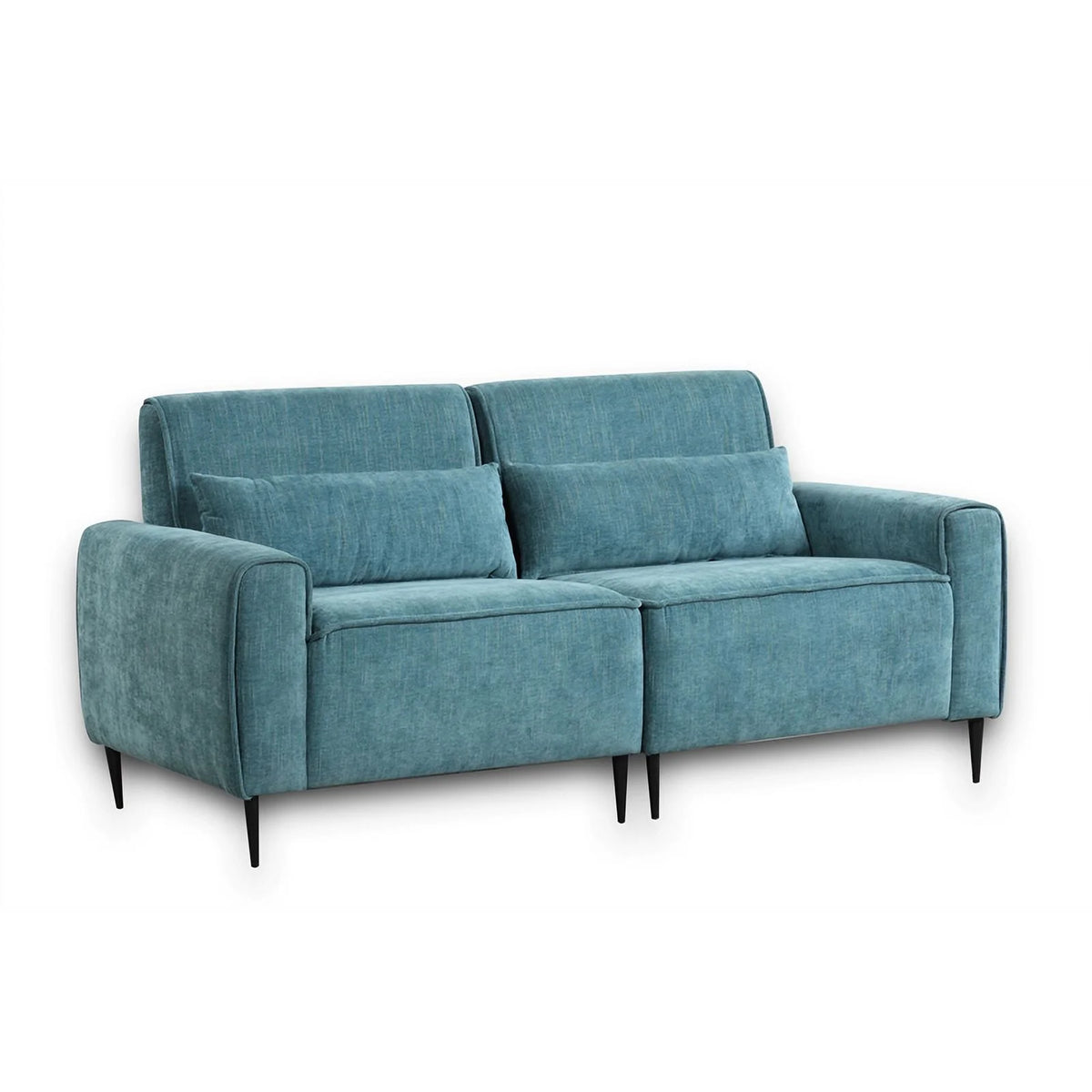 Blue Chenille Sofa Loveseat Chair Set D700