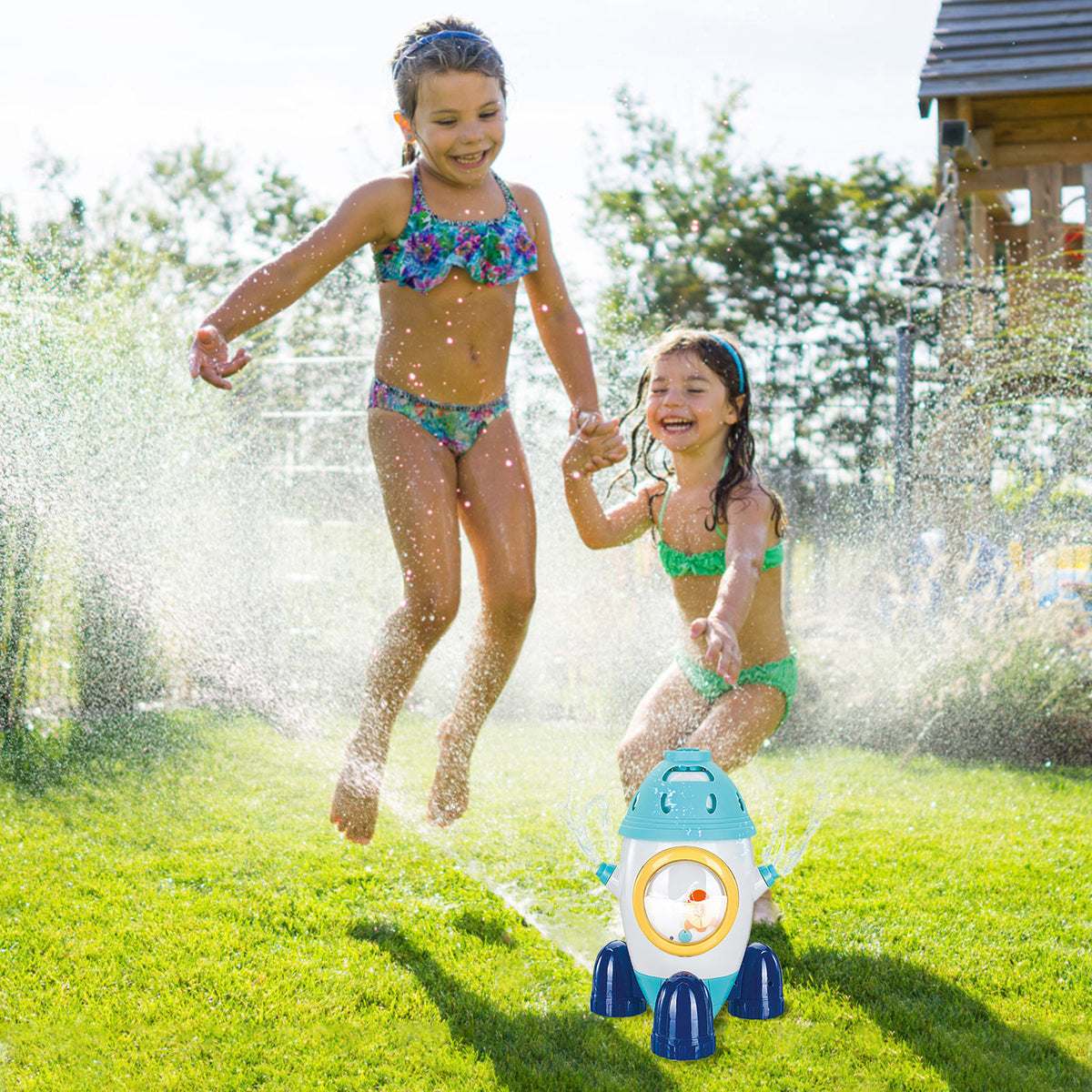 Water Sprinkler Rocket Spray Sprinkler Water Toy H6150