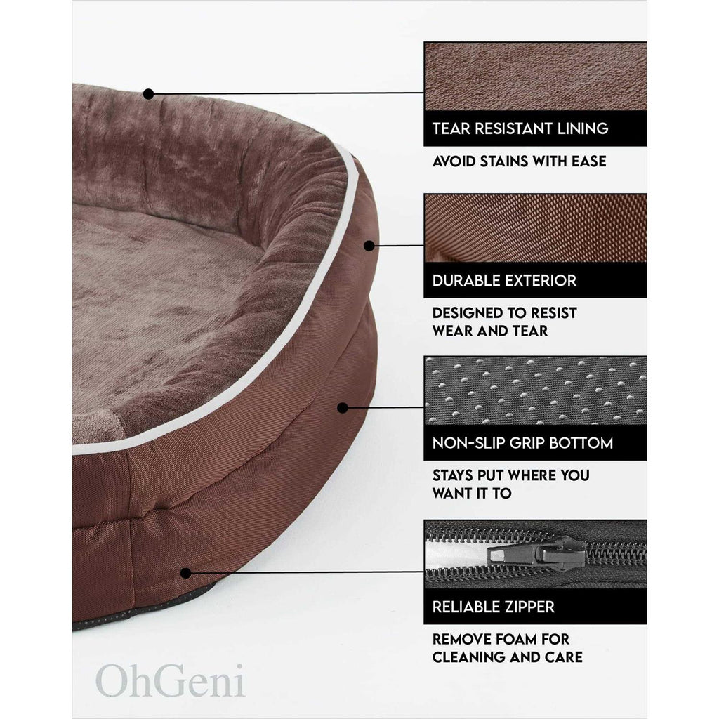 Oversized Orthopedic Dog Bed with Egg Foam A89615