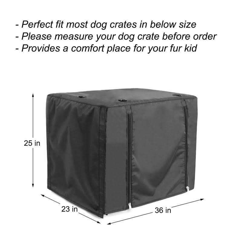 Dog Crate Cover Double Door 36 42 48 inches Y75421