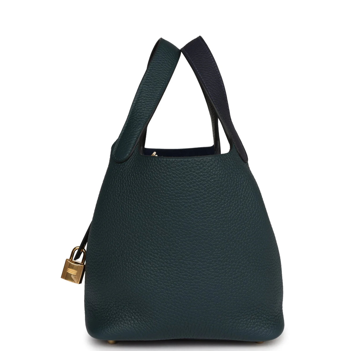 Bleu Nuit and Vert Cypress Clemence 18 Bag B883