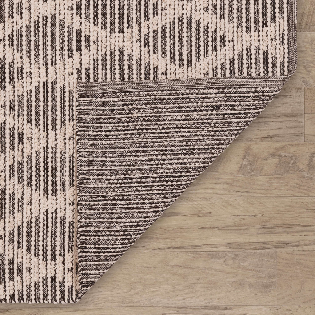 Textured Handwoven Cotton Rug Runner T864268