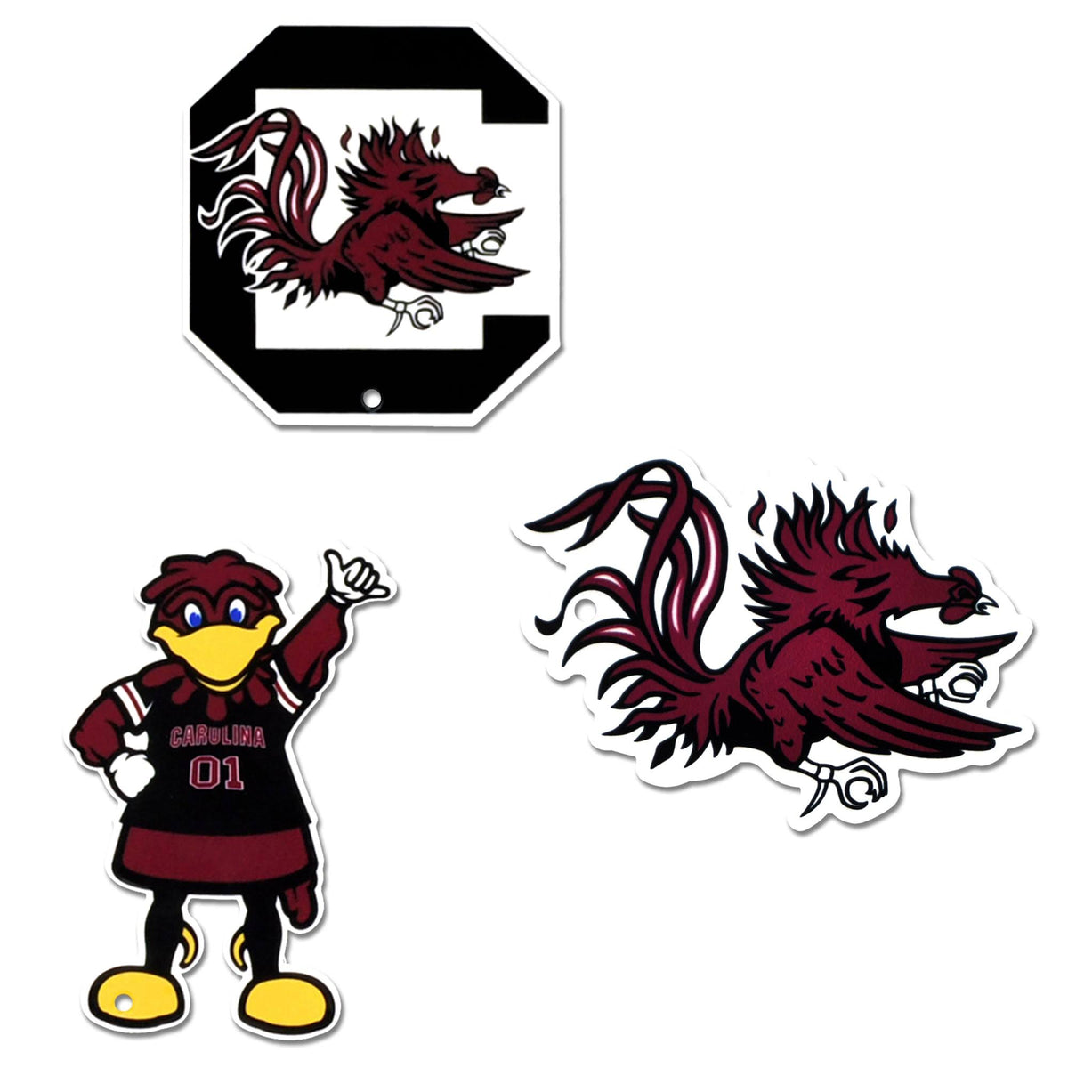 South Carolina Gamecocks Steel Magnet 3-Pack M94268