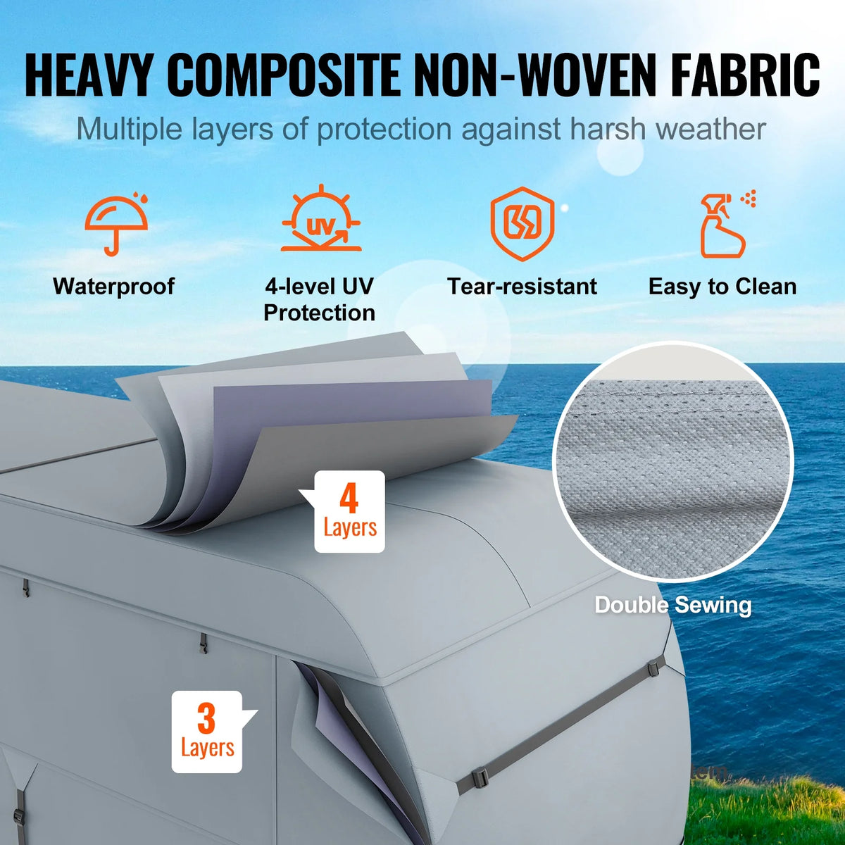 24'-26' Class A Motorhome RV Cover I6321