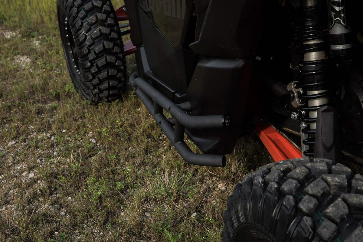 Heavy-Duty Nerf Bars with 1.75” Diameter Steel Tubing, Wrinkle Black Finish F4271