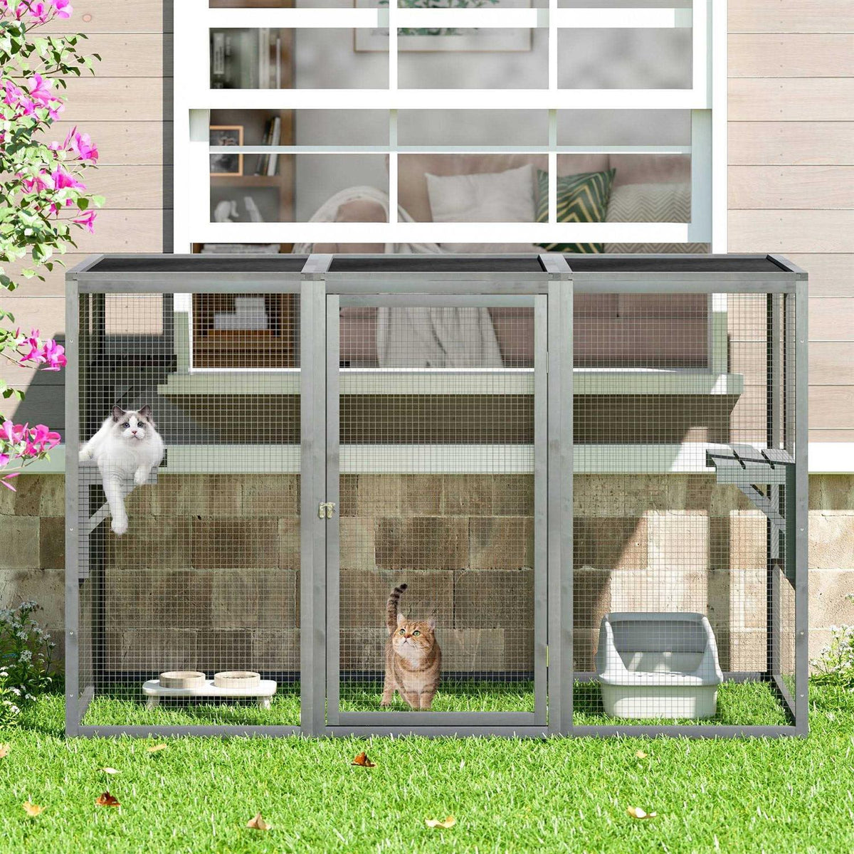 Outdoor Cat House Enclosure Catio X917688