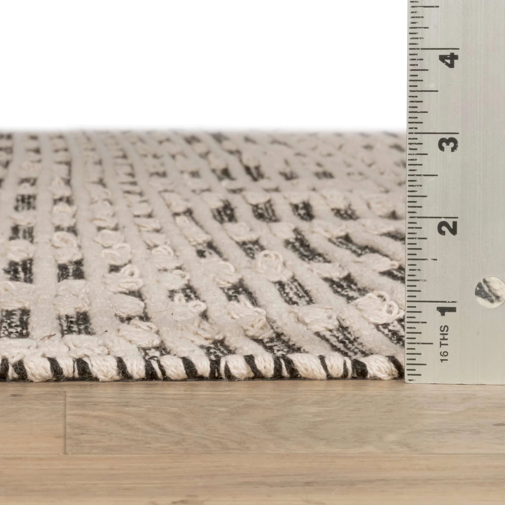 Textured Handwoven Cotton Rug Runner T864268