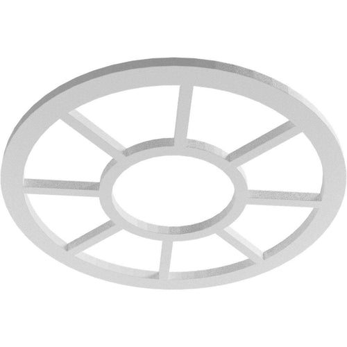 30x22OD x 10 7/8x22ID x 1x22P PVC Pierced Ceiling Medallion C2745
